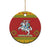 Lithuania Christmas Ceramic Ornament Coat Of Arms Linksmu Kaledu - Wonder Print Shop