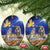 Lithuania Christmas Ceramic Ornament Chistmas Begin With Christ - Wonder Print Shop