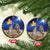 Lithuania Christmas Ceramic Ornament Chistmas Begin With Christ - Wonder Print Shop