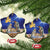 Lithuania Christmas Ceramic Ornament Chistmas Begin With Christ - Wonder Print Shop