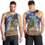 Lithuania Christmas Men Tank Top Chistmas Begin With Christ - Wonder Print Shop