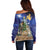 Lithuania Christmas Off Shoulder Sweater Chistmas Begin With Christ - Wonder Print Shop