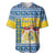 Sweden Christmas Baseball Jersey Coat Of Arms - Scandinavian Pattern - Wonder Print Shop