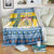 Sweden Christmas Blanket Coat Of Arms - Scandinavian Pattern