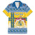 Sweden Christmas Hawaiian Shirt Coat Of Arms - Scandinavian Pattern - Wonder Print Shop