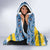 Sweden Christmas Hooded Blanket Coat Of Arms - Scandinavian Pattern