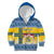 Sweden Christmas Kid Hoodie Coat Of Arms - Scandinavian Pattern - Wonder Print Shop