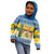 Sweden Christmas Kid Hoodie Coat Of Arms - Scandinavian Pattern - Wonder Print Shop