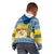 Sweden Christmas Kid Hoodie Coat Of Arms - Scandinavian Pattern - Wonder Print Shop