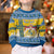 Sweden Christmas Kid Ugly Christmas Sweater Coat Of Arms - Scandinavian Pattern - Wonder Print Shop