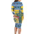 Sweden Christmas Long Sleeve Bodycon Dress Coat Of Arms - Scandinavian Pattern - Wonder Print Shop