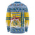 Sweden Christmas Long Sleeve Shirt Coat Of Arms - Scandinavian Pattern - Wonder Print Shop