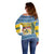 Sweden Christmas Off Shoulder Sweater Coat Of Arms - Scandinavian Pattern - Wonder Print Shop