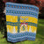 Sweden Christmas Quilt Coat Of Arms - Scandinavian Pattern - Wonder Print Shop