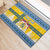 Sweden Christmas Rubber Doormat Coat Of Arms - Scandinavian Pattern - Wonder Print Shop