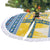 Sweden Christmas Tree Skirt Coat Of Arms - Scandinavian Pattern - Wonder Print Shop