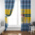 Sweden Christmas Window Curtain Coat Of Arms - Scandinavian Pattern - Wonder Print Shop