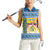 Sweden Christmas Women Sleeveless Polo Shirt Coat Of Arms - Scandinavian Pattern