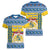 Sweden Christmas Women V-Neck T-Shirt Coat Of Arms - Scandinavian Pattern