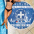 Greece Christmas Beach Blanket Coat Of Arms Kala Cristouyenna - Wonder Print Shop