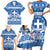 Greece Christmas Family Matching Short Sleeve Bodycon Dress and Hawaiian Shirt Coat Of Arms Kala Cristouyenna - Wonder Print Shop