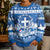 Greece Christmas Kid Ugly Christmas Sweater Coat Of Arms Kala Cristouyenna - Wonder Print Shop