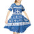 Greece Christmas Kid Short Sleeve Dress Coat Of Arms Kala Cristouyenna - Wonder Print Shop