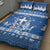 Greece Christmas Quilt Bed Set Coat Of Arms Kala Cristouyenna - Wonder Print Shop