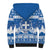 Greece Christmas Sherpa Hoodie Coat Of Arms Kala Cristouyenna