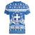 Greece Christmas Women V-Neck T-Shirt Coat Of Arms Kala Cristouyenna - Wonder Print Shop