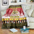 Belgium Christmas Blanket Coat Of Arms Vrolijk Kerstfeest