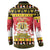 Belgium Christmas Button Sweatshirt Coat Of Arms Vrolijk Kerstfeest - Wonder Print Shop