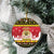 Belgium Christmas Ceramic Ornament Coat Of Arms Vrolijk Kerstfeest - Wonder Print Shop