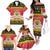 Belgium Christmas Family Matching Off The Shoulder Long Sleeve Dress and Hawaiian Shirt Coat Of Arms Vrolijk Kerstfeest - Wonder Print Shop