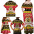 Belgium Christmas Family Matching Off Shoulder Maxi Dress and Hawaiian Shirt Coat Of Arms Vrolijk Kerstfeest - Wonder Print Shop