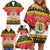 Belgium Christmas Family Matching Off Shoulder Short Dress and Hawaiian Shirt Coat Of Arms Vrolijk Kerstfeest - Wonder Print Shop