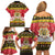 Belgium Christmas Family Matching Off Shoulder Short Dress and Hawaiian Shirt Coat Of Arms Vrolijk Kerstfeest - Wonder Print Shop