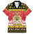 Belgium Christmas Family Matching Puletasi and Hawaiian Shirt Coat Of Arms Vrolijk Kerstfeest - Wonder Print Shop