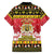 Belgium Christmas Family Matching Puletasi and Hawaiian Shirt Coat Of Arms Vrolijk Kerstfeest - Wonder Print Shop