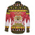 Belgium Christmas Family Matching Puletasi and Hawaiian Shirt Coat Of Arms Vrolijk Kerstfeest - Wonder Print Shop