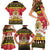 Belgium Christmas Family Matching Short Sleeve Bodycon Dress and Hawaiian Shirt Coat Of Arms Vrolijk Kerstfeest - Wonder Print Shop