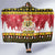 Belgium Christmas Hooded Blanket Coat Of Arms Vrolijk Kerstfeest