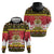 Belgium Christmas Hoodie Coat Of Arms Vrolijk Kerstfeest - Wonder Print Shop