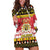 Belgium Christmas Hoodie Dress Coat Of Arms Vrolijk Kerstfeest - Wonder Print Shop