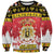 Belgium Christmas Sweatshirt Coat Of Arms Vrolijk Kerstfeest - Wonder Print Shop