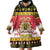 Belgium Christmas Wearable Blanket Hoodie Coat Of Arms Vrolijk Kerstfeest - Wonder Print Shop