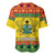 Ghana Christmas Baseball Jersey Coat Of Arms Afishapa - Wonder Print Shop