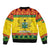 Ghana Christmas Bomber Jacket Coat Of Arms Afishapa - Wonder Print Shop