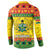 Ghana Christmas Button Sweatshirt Coat Of Arms Afishapa - Wonder Print Shop