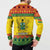 Ghana Christmas Button Sweatshirt Coat Of Arms Afishapa - Wonder Print Shop